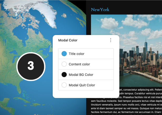 WP Earth 3D for Gutenberg & Elementor - 5