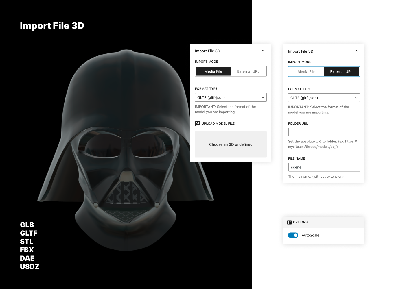 WP Model Import 3D for Gutenberg & Elementor - 2
